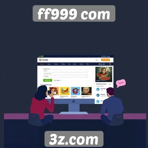 jogadores elogiam interface intuitiva do site ff999 com